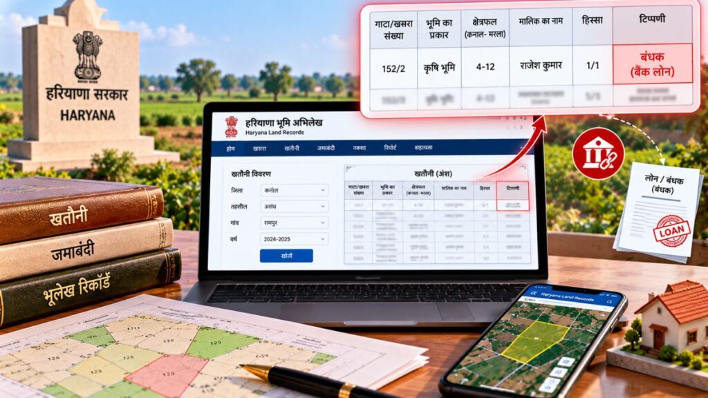 हरियाणा जमाबंदी में लोन